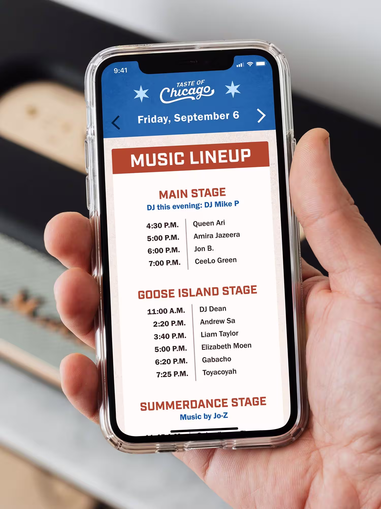 Music Lineup Mockup